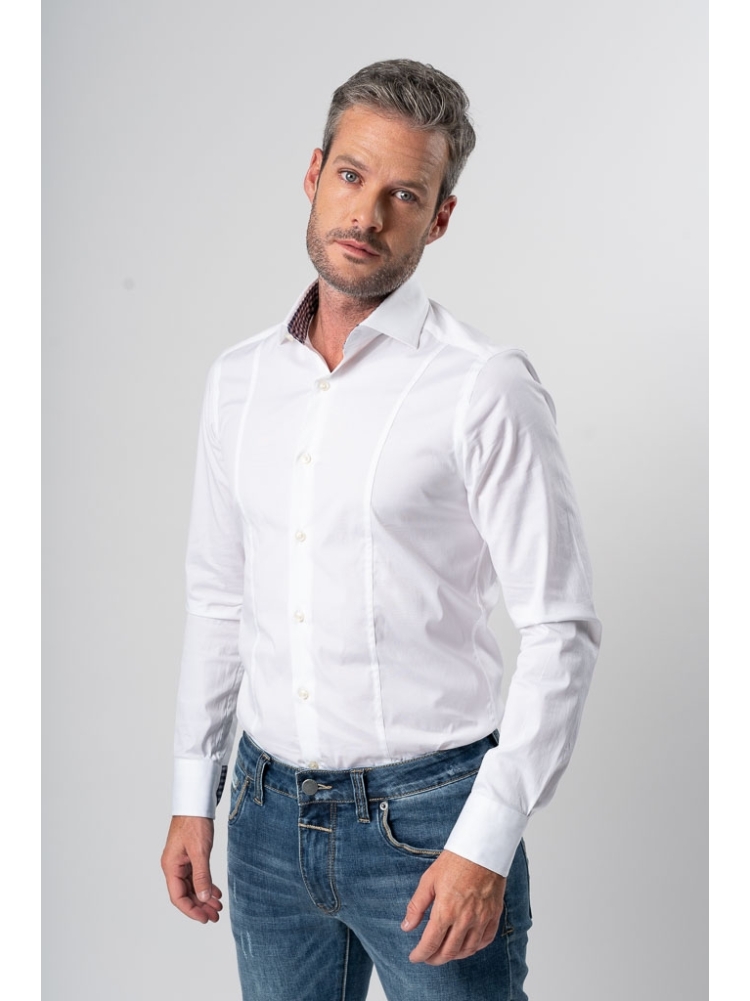 Camicia uomo tinta unita