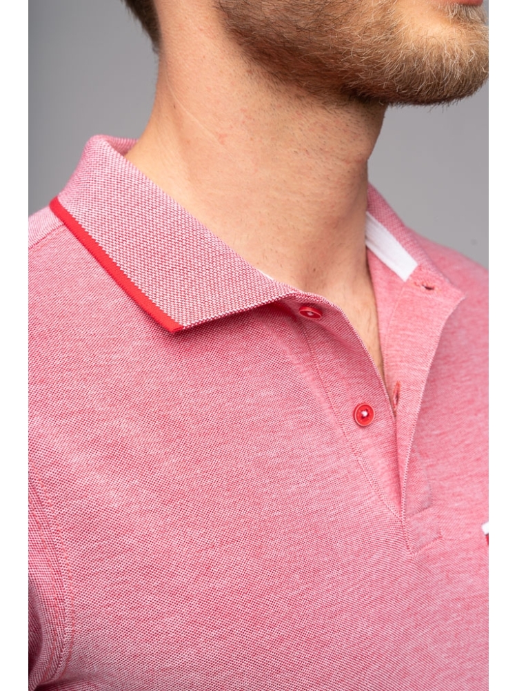 Polo uomo in cotone melange