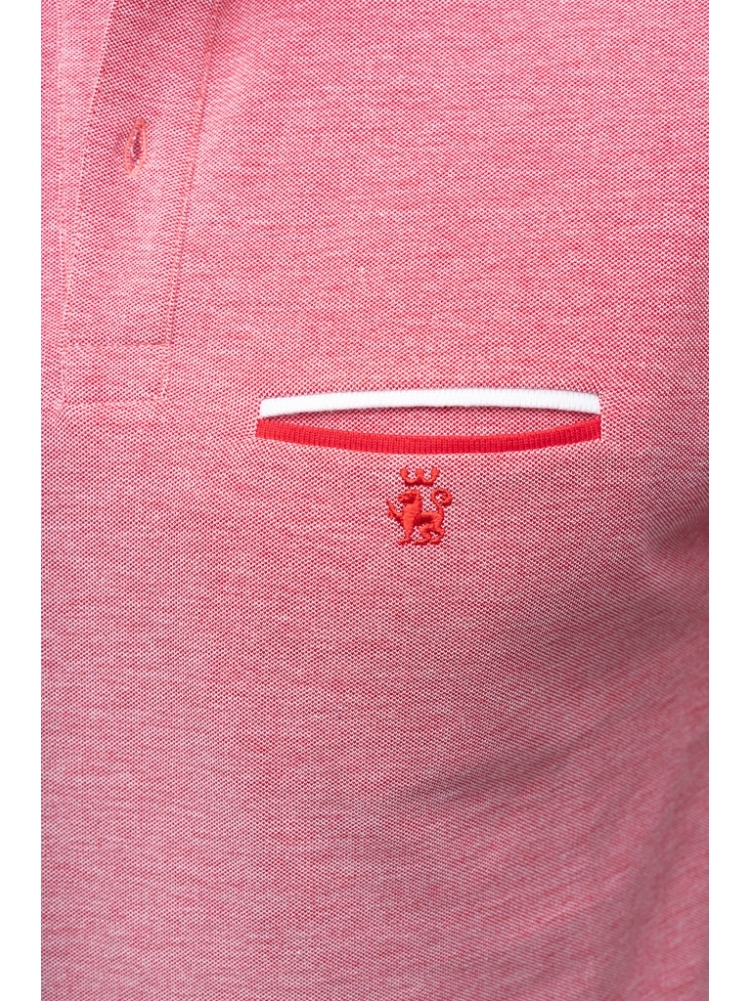 Polo uomo in cotone melange