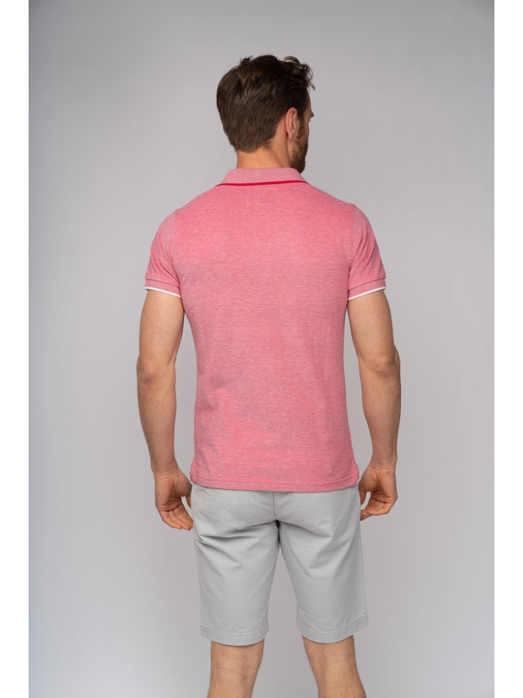 Polo uomo in cotone melange