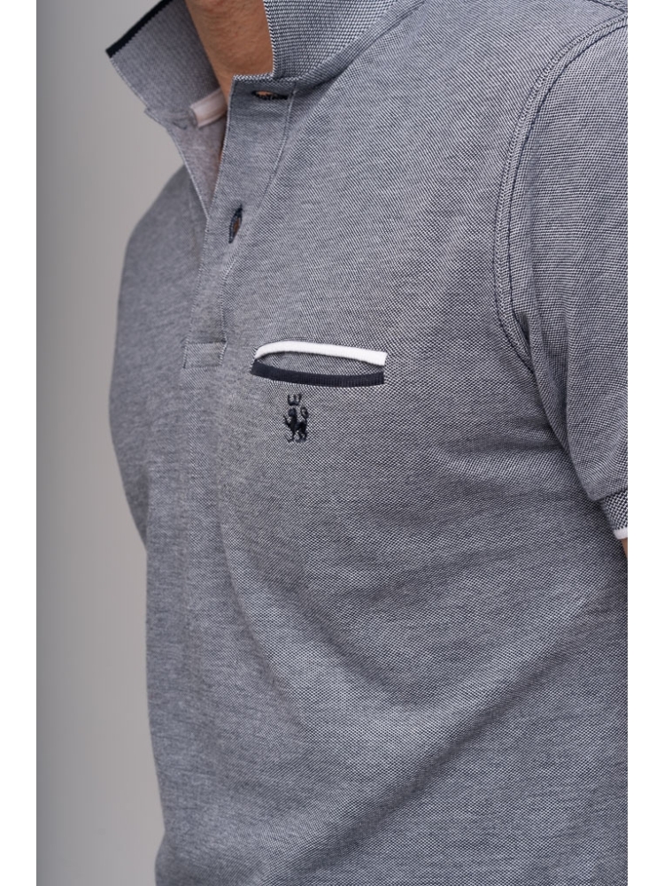 Polo uomo in cotone melange