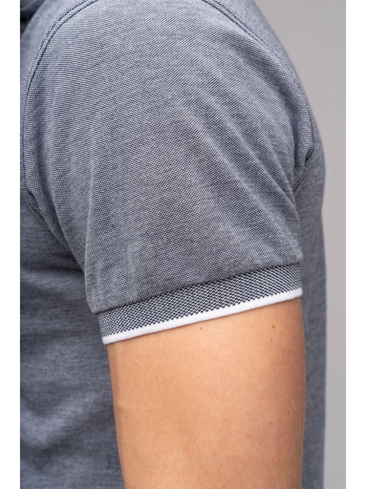 Polo uomo in cotone melange