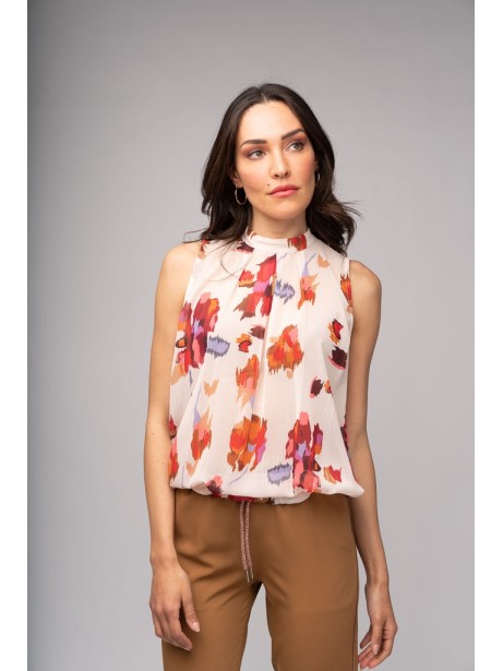 Blusa donna smanicata 2