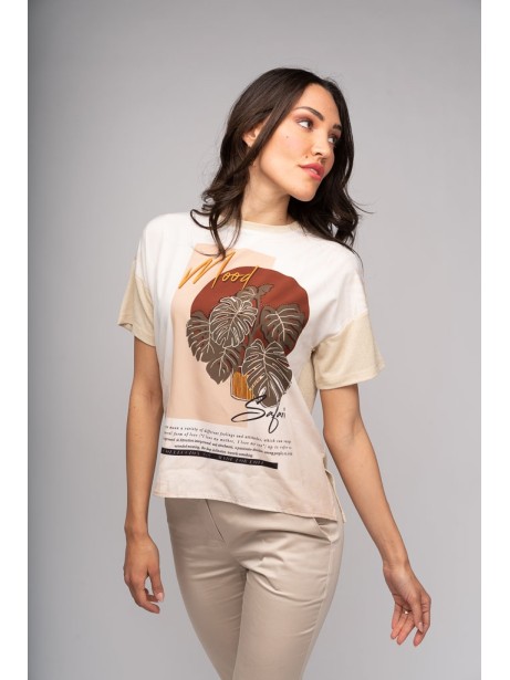 T-shirt donna stampata