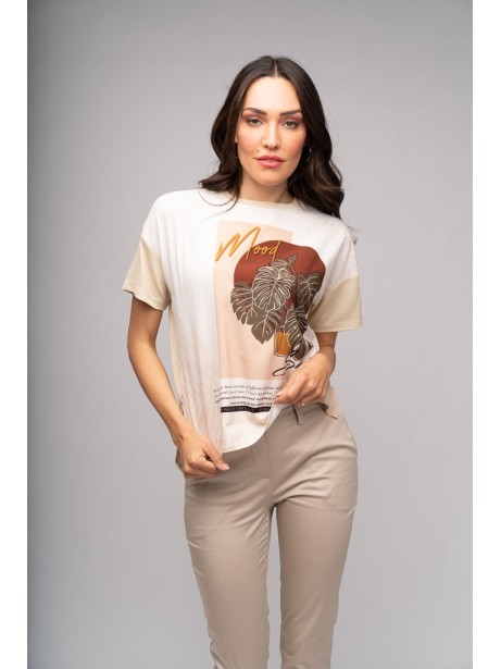 T-shirt donna stampata 2