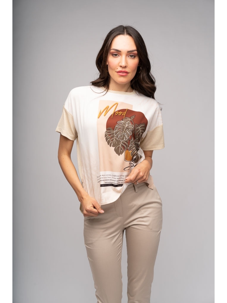 T-shirt donna stampata