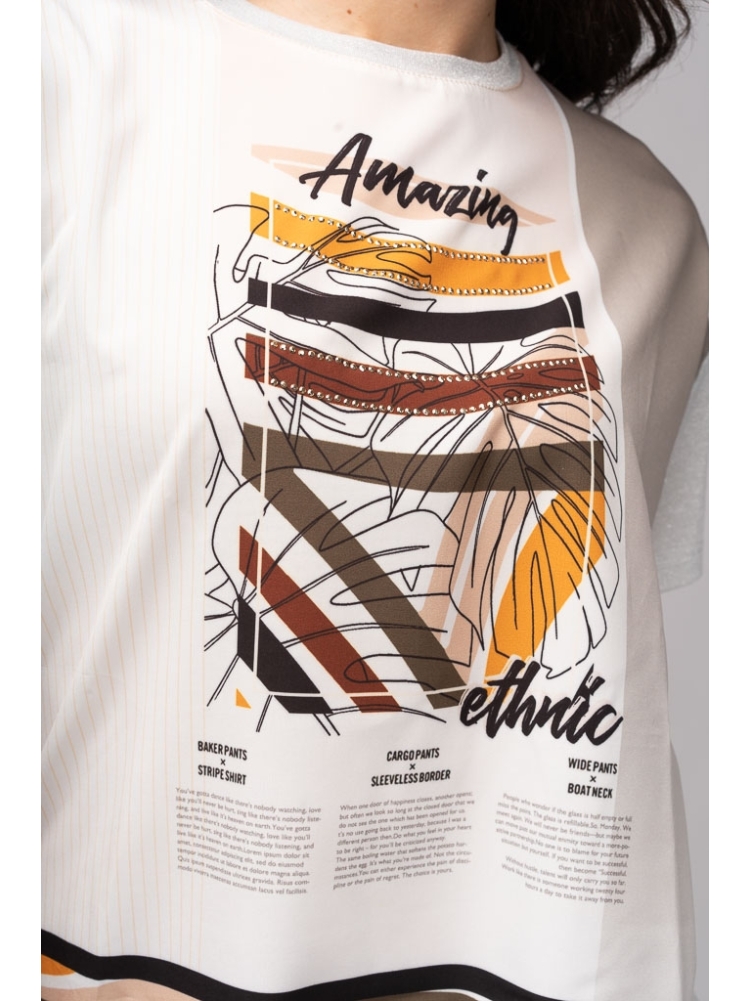 T-shirt donna stampata