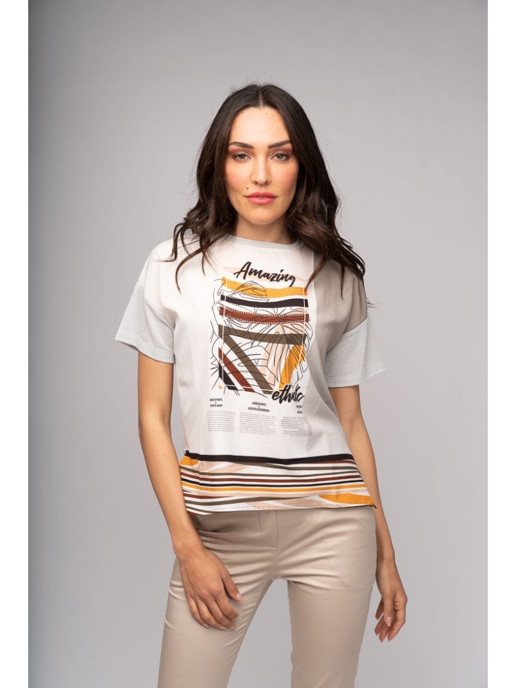 T-shirt donna stampata