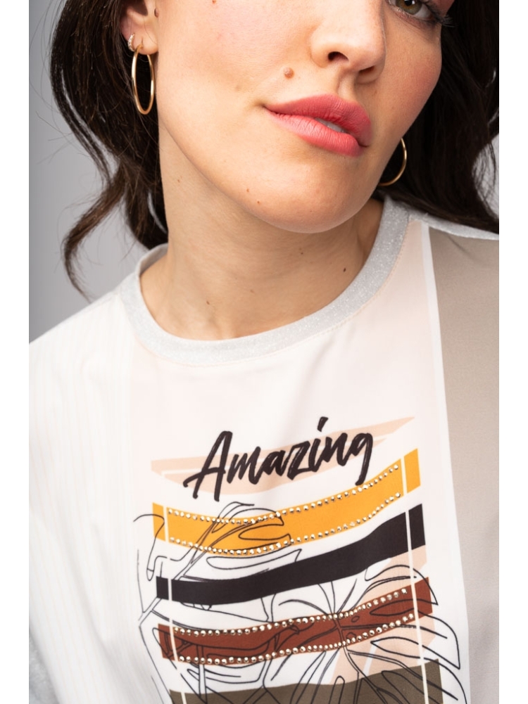T-shirt donna stampata