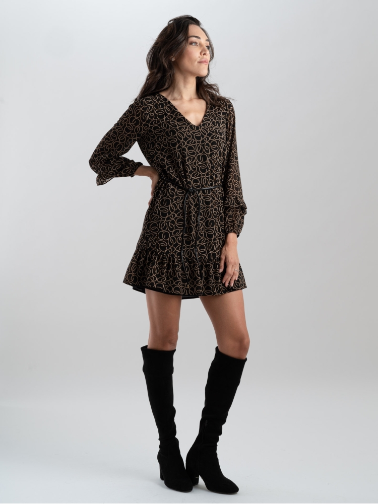 Abito stampa geometrica