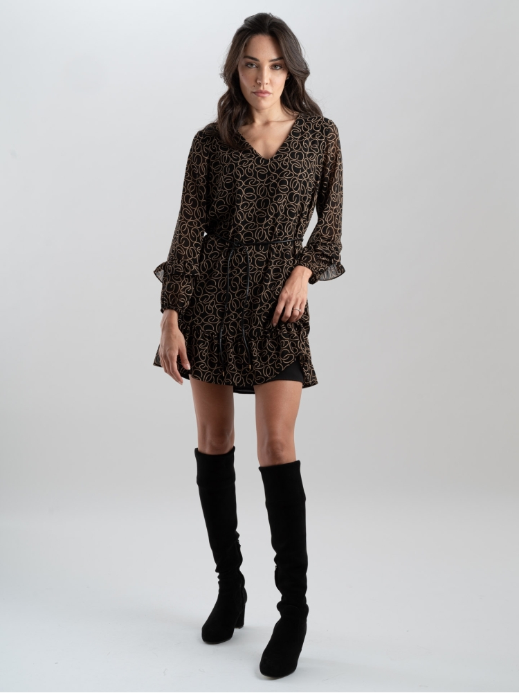 Abito stampa geometrica