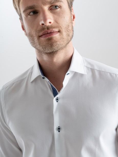 Camicia uomo tinta unita in... 2