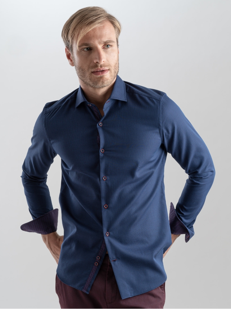 Camicia uomo tinta unita tessuto...