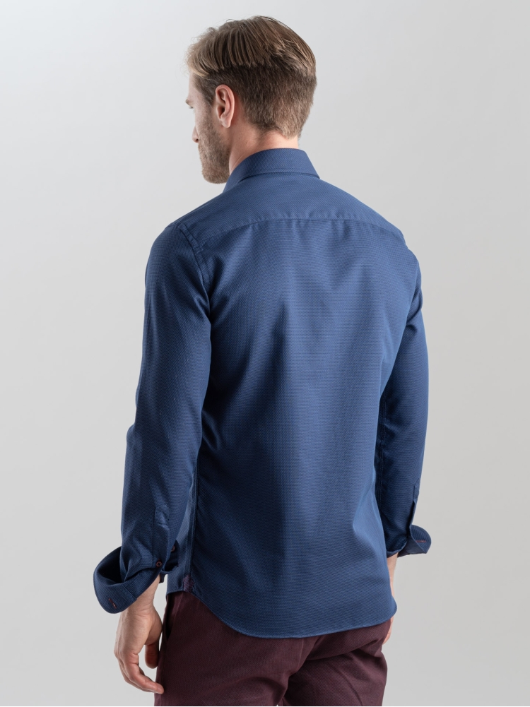 Camicia uomo tinta unita tessuto...