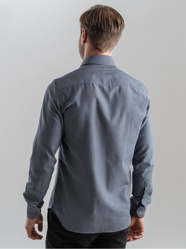 Camicia uomo micro armatura oxford...