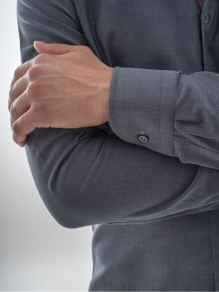 Camicia uomo micro armatura oxford...