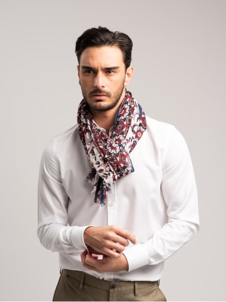 Sciarpa fantasia floreale