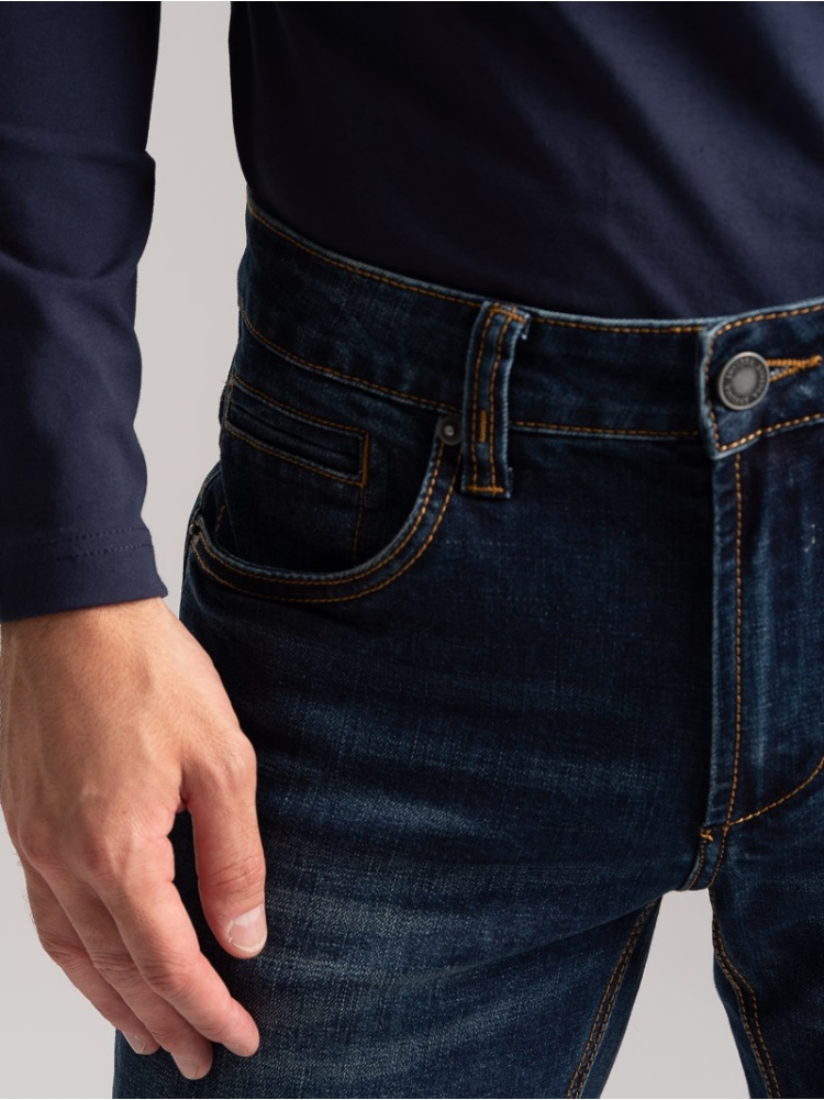 Jeans uomo 5 tasche lavaggio scuro