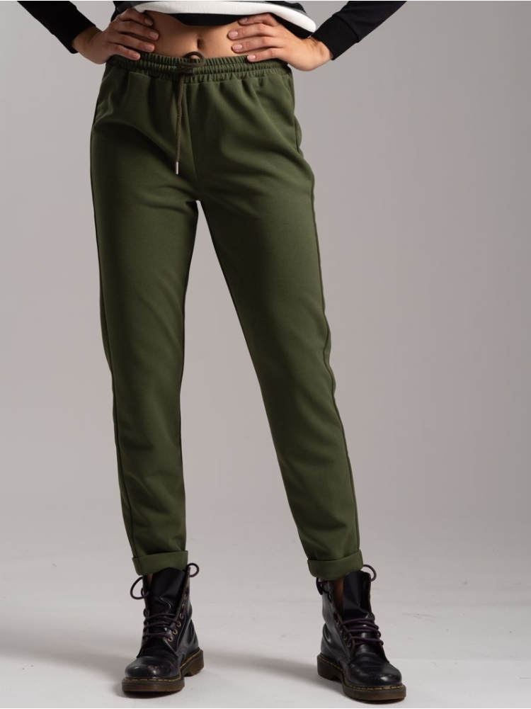 Pantalone donna  stile joggings con coulisse