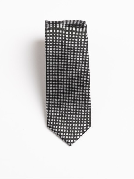 Cravatta misto seta micro disegno 2