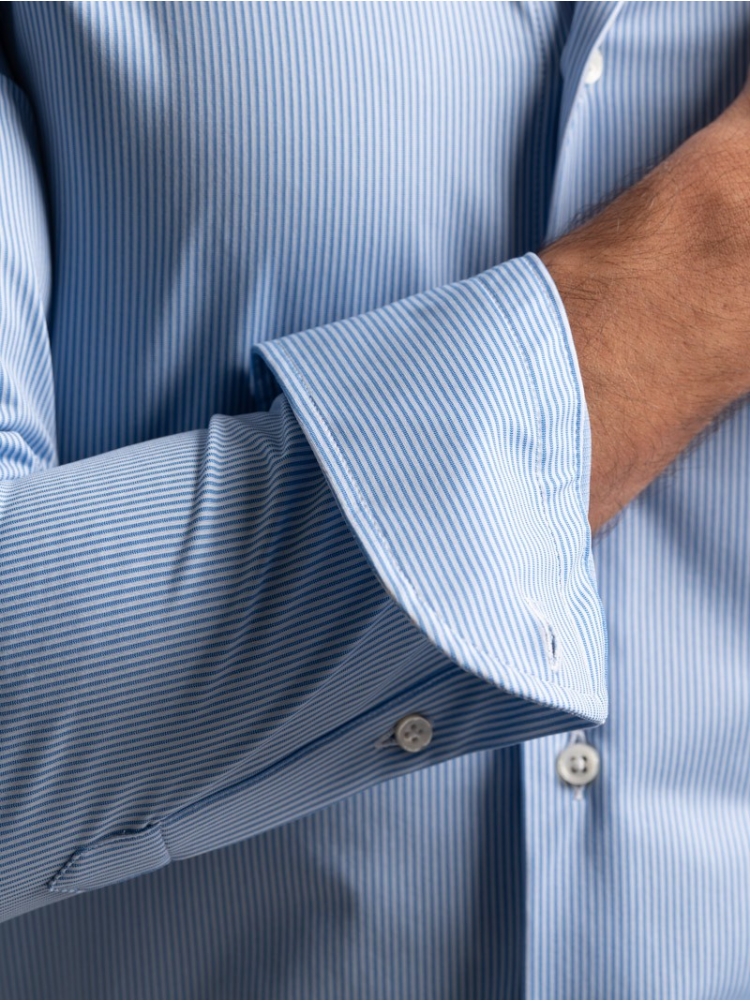 Camicia uomo TECNO  no stiro rigata,...