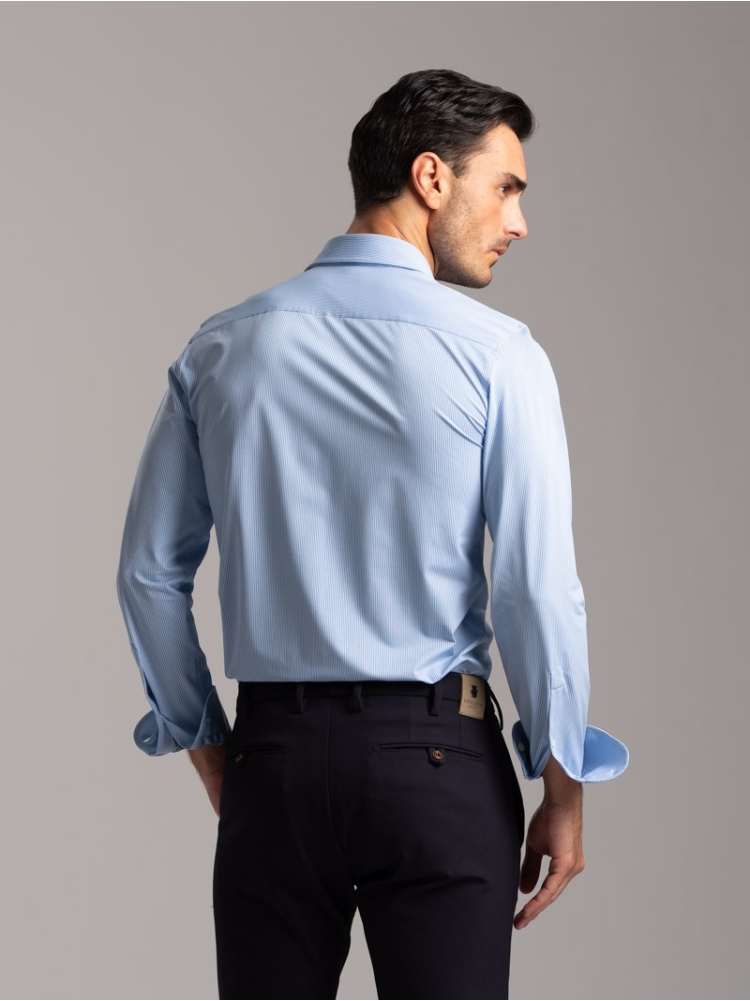 Camicia uomo TECNO  no stiro rigata,...