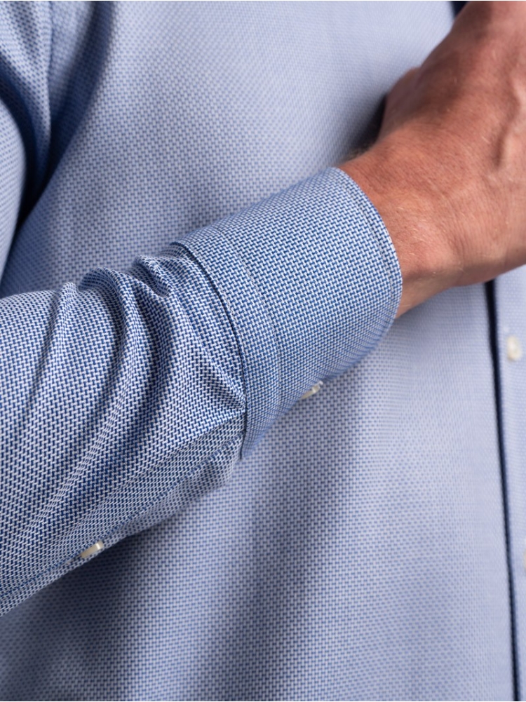 Camicia uomo in tessuto armaturato...