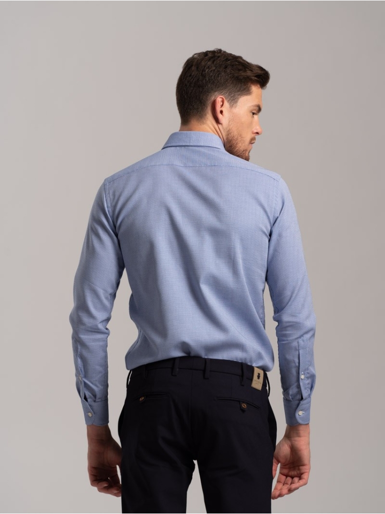 Camicia uomo in tessuto armaturato...