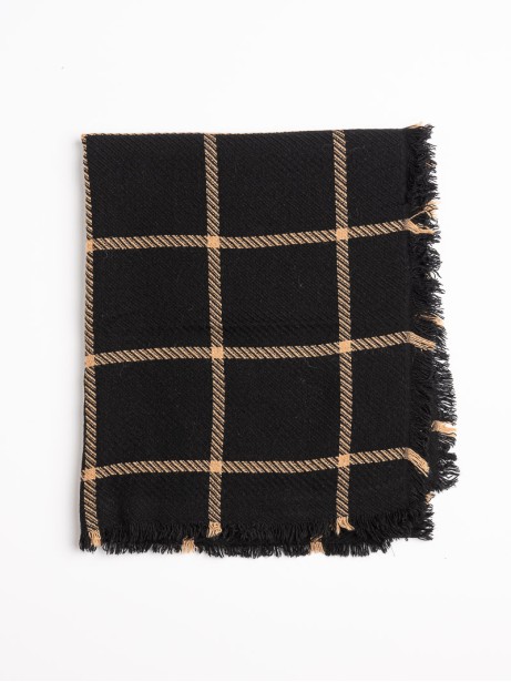 Sciarpa donna con macro quadro 2