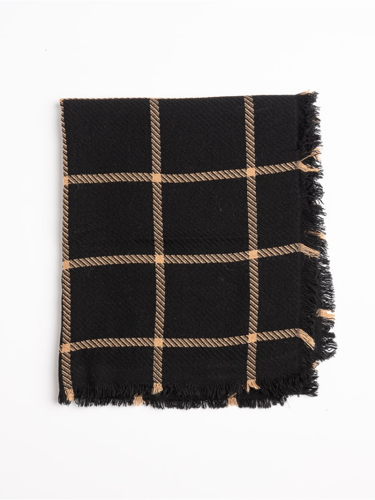 Sciarpa donna con macro quadro