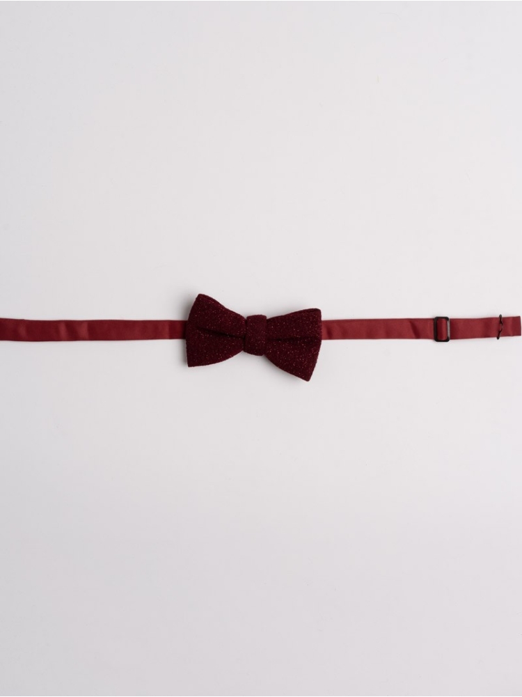 Papillon in velluto operato con inserti in lurex