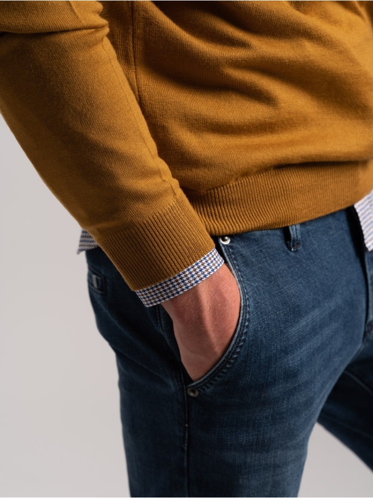 Maglia uomo lana merinos girocollo