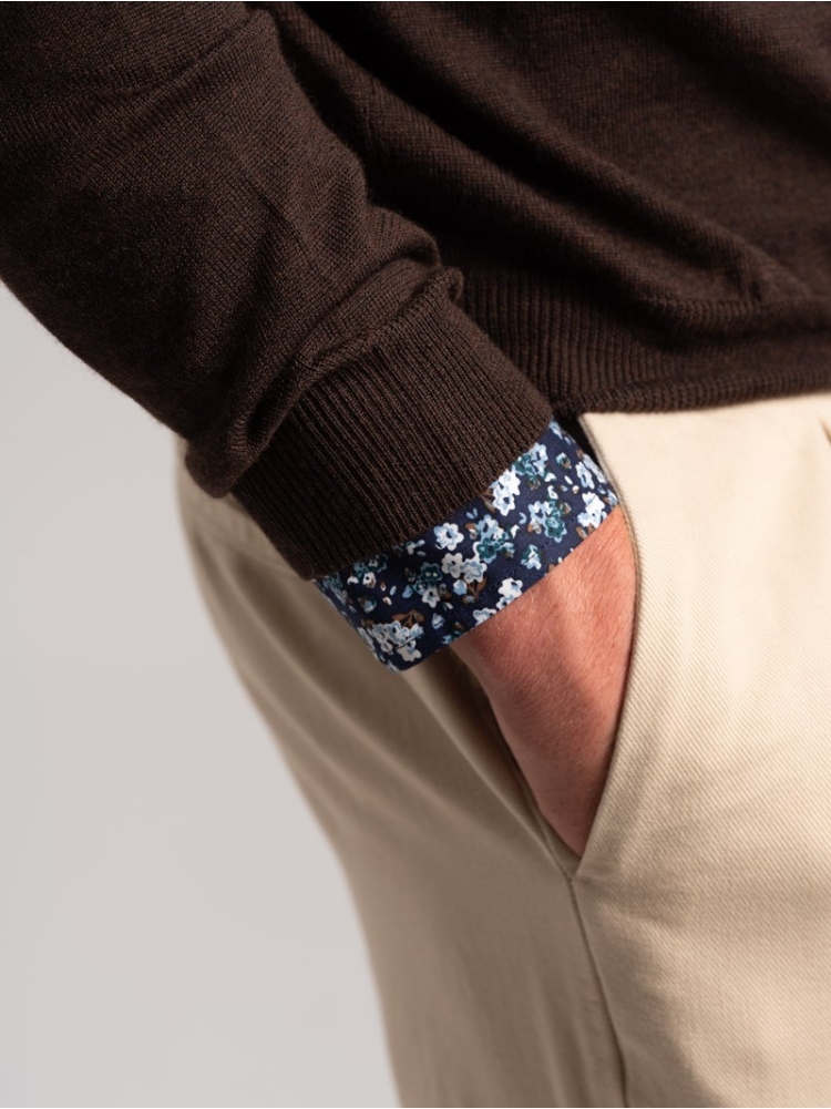 Maglia uomo lana merinos girocollo