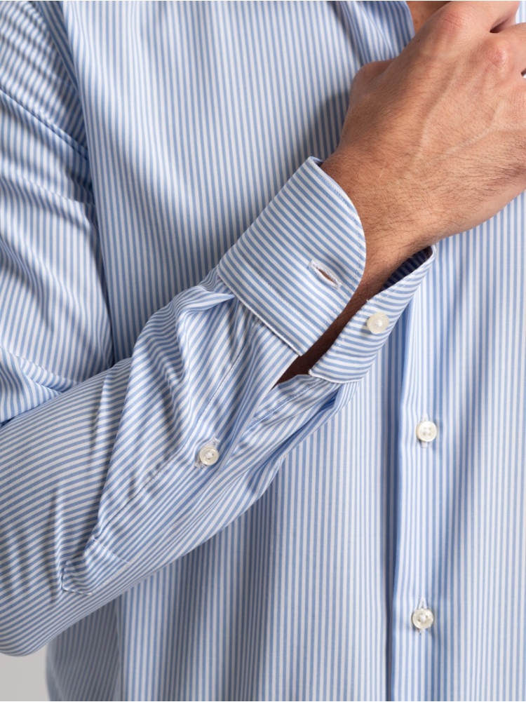 Camicia uomo No-Stiro rigata in...