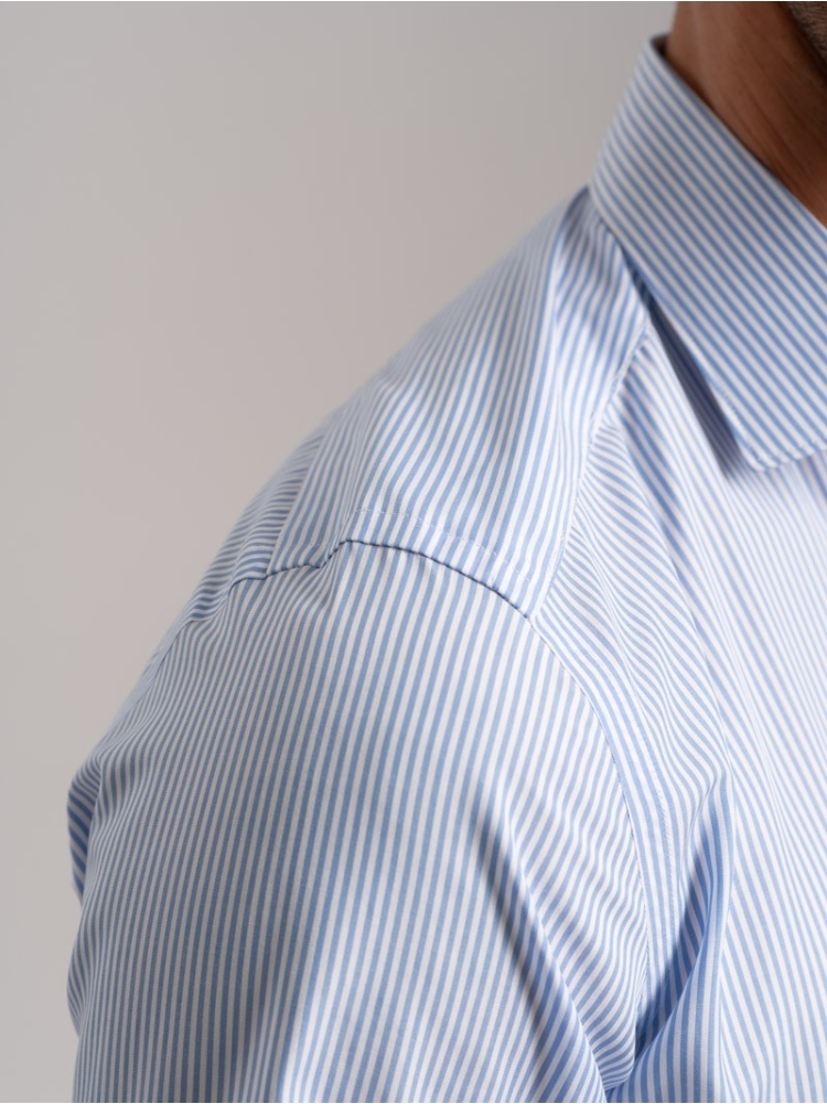 Camicia uomo No-Stiro rigata in...