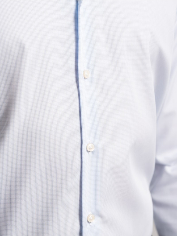 Camicia uomo No-Stiro microquadretto...