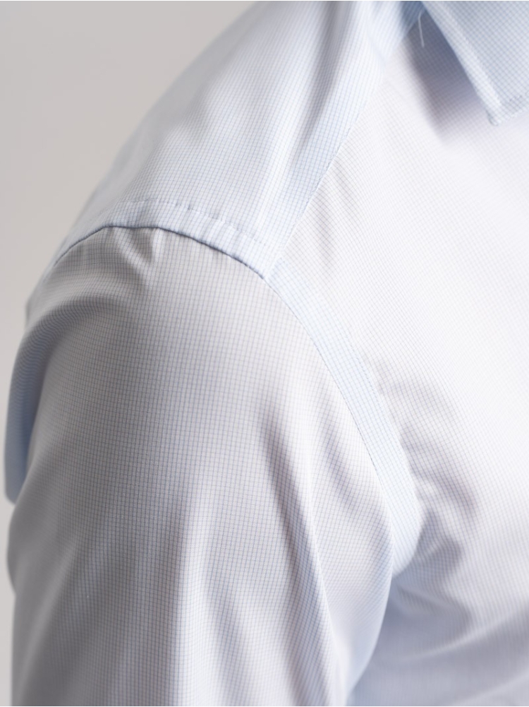 Camicia uomo No-Stiro microquadretto...