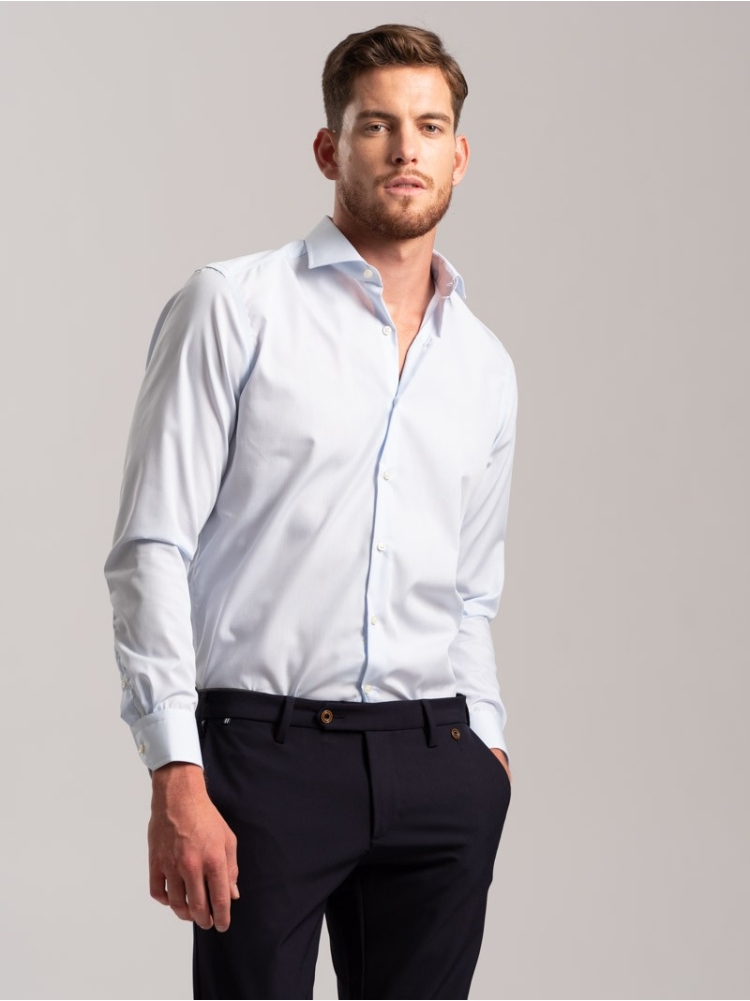 Camicia uomo No-Stiro microquadretto...