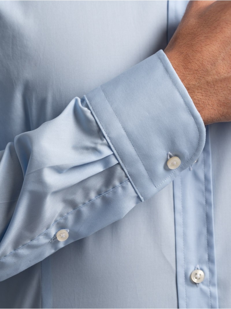 Camicia uomo tinta unita in cotone...