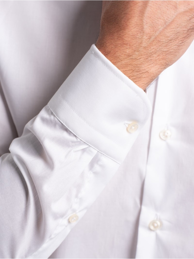 Camicia uomo tinta unita in cotone...