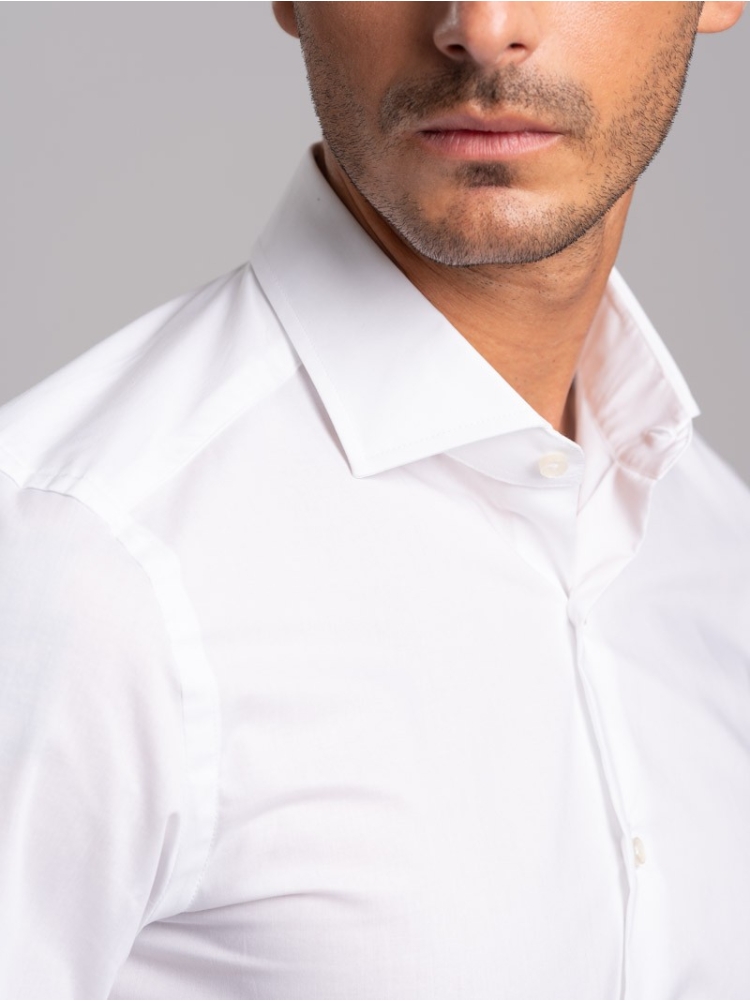 Camicia uomo tinta unita in cotone...