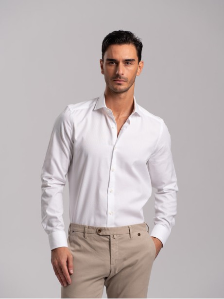 Camicia uomo tinta unita in... 2