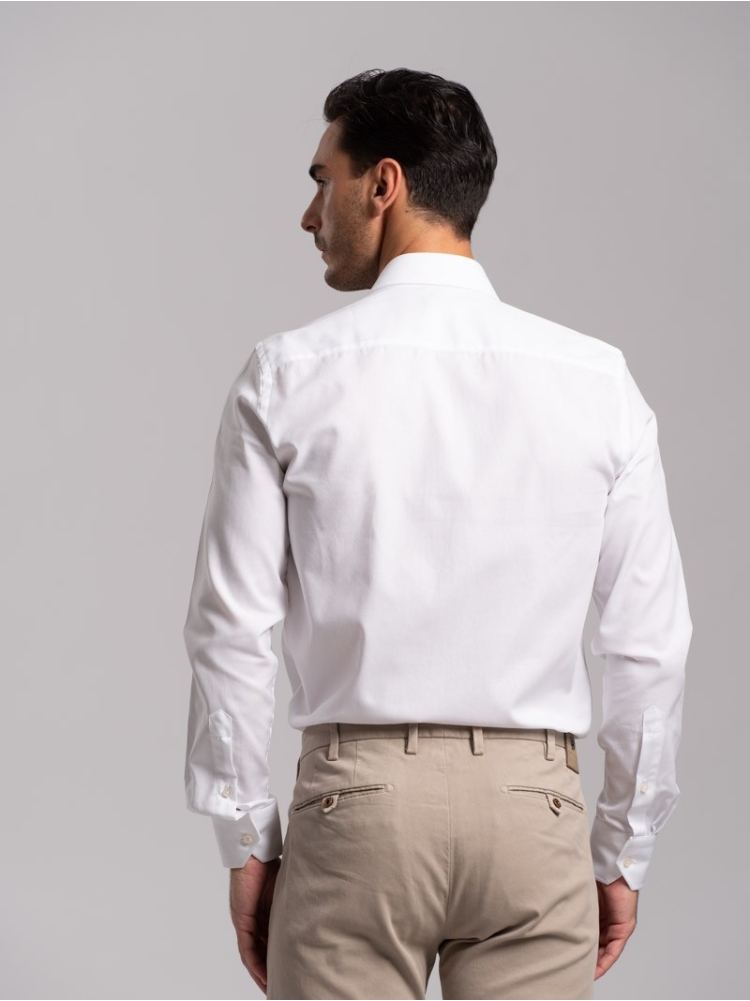 Camicia uomo tinta unita in cotone...