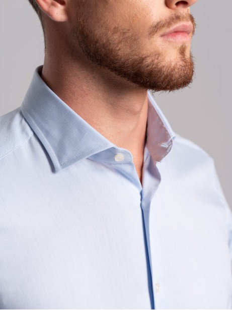 Camicia uomo tinta unita in... 2