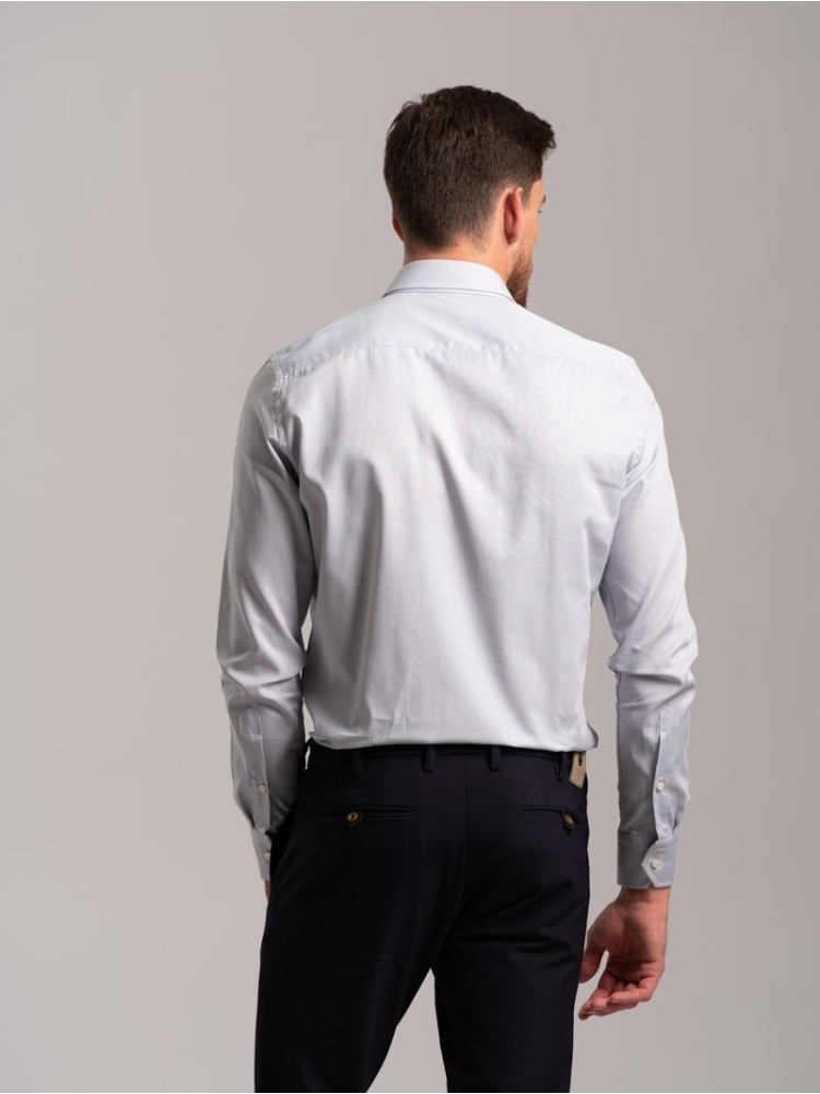 Camicia uomo tinta unita in tessuto...