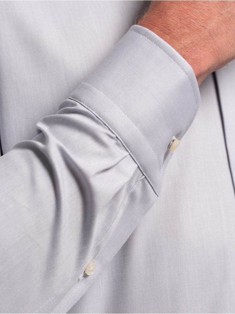 Camicia uomo tinta unita in tessuto...