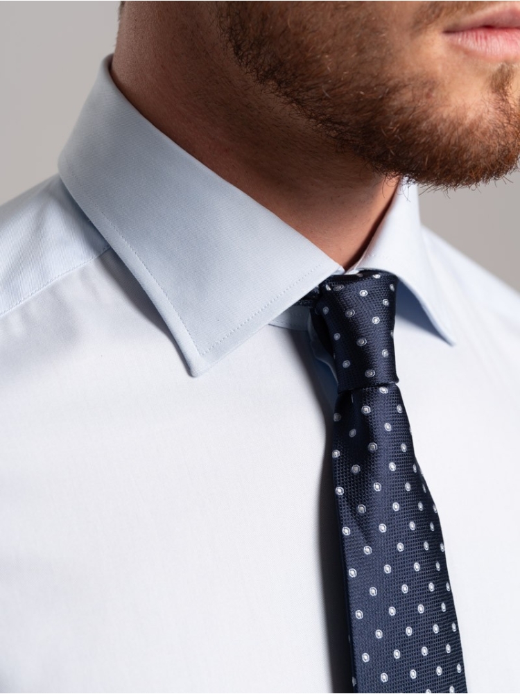 Camicia uomo polso doppio tinta unita...