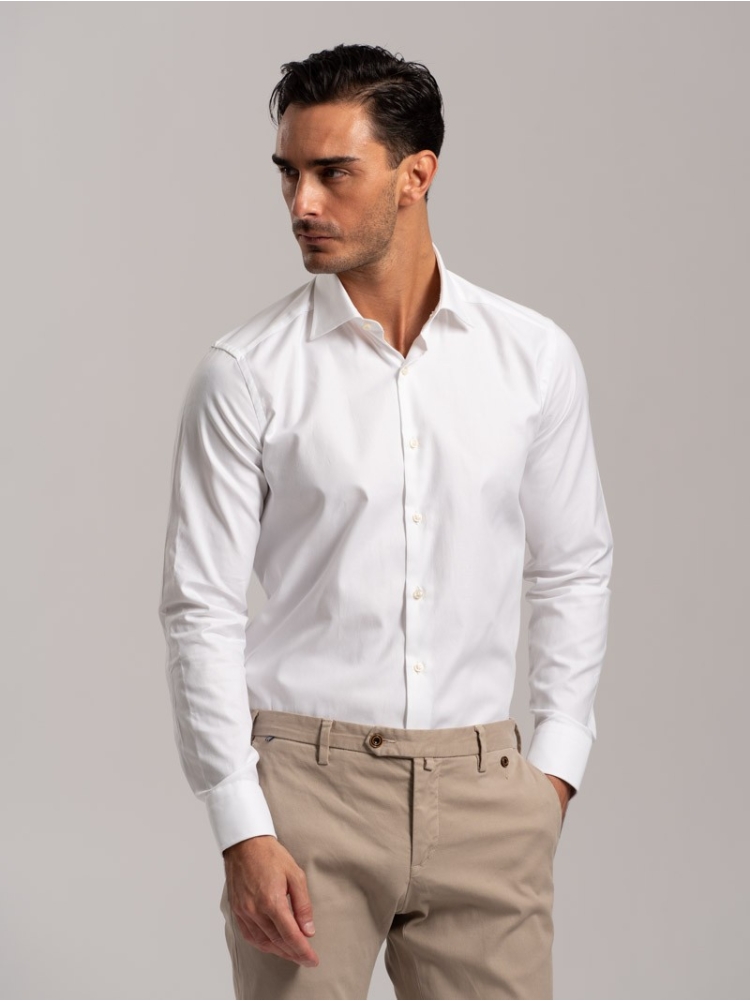 Camicia uomo tinta unita regular fit...