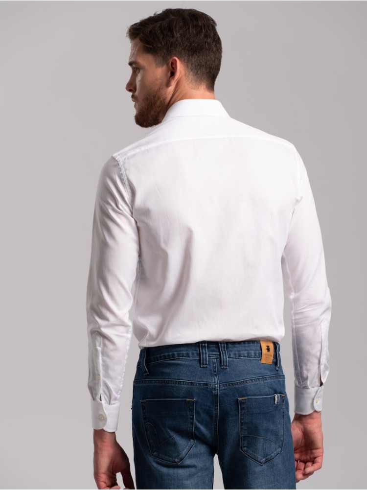 Camicia uomo tinta unita regular fit...