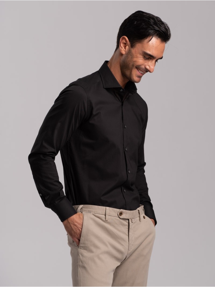 Camicia uomo tinta unita regular fit...